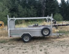 10ft 3500 GVW aluminum utility trailer