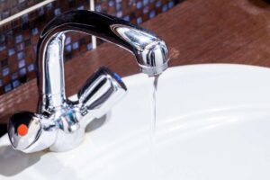 Bathroom faucet with low water pressure.
